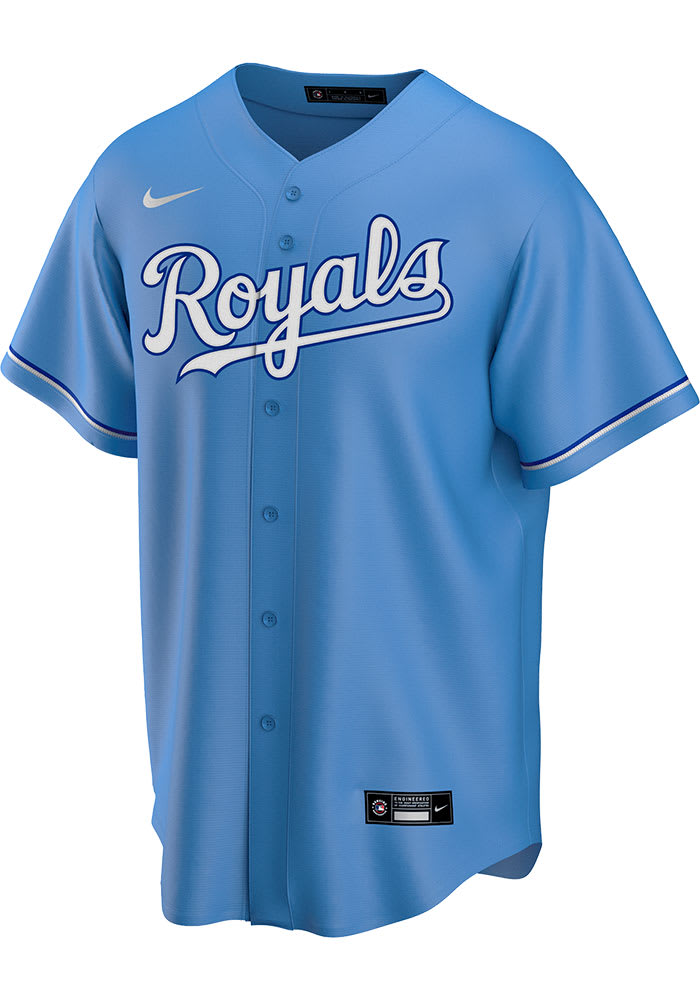 Kansas City Royals Nike Youth Alternate 2020 Replica Team Jersey - Light Blue