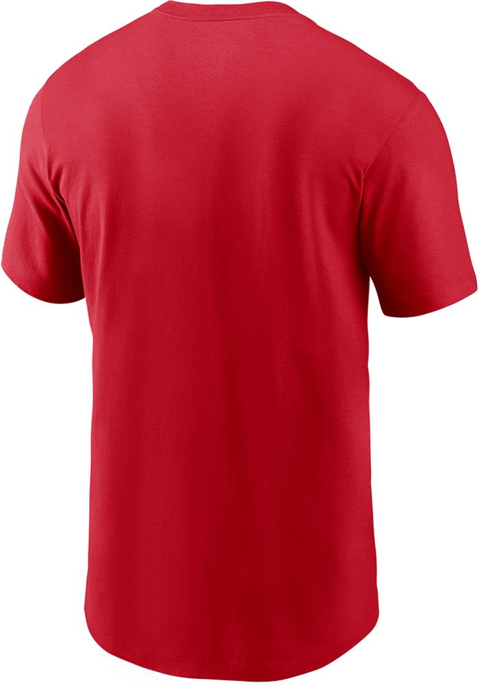 Nike Cincinnati Reds Red Wordmark Short Sleeve T Shirt