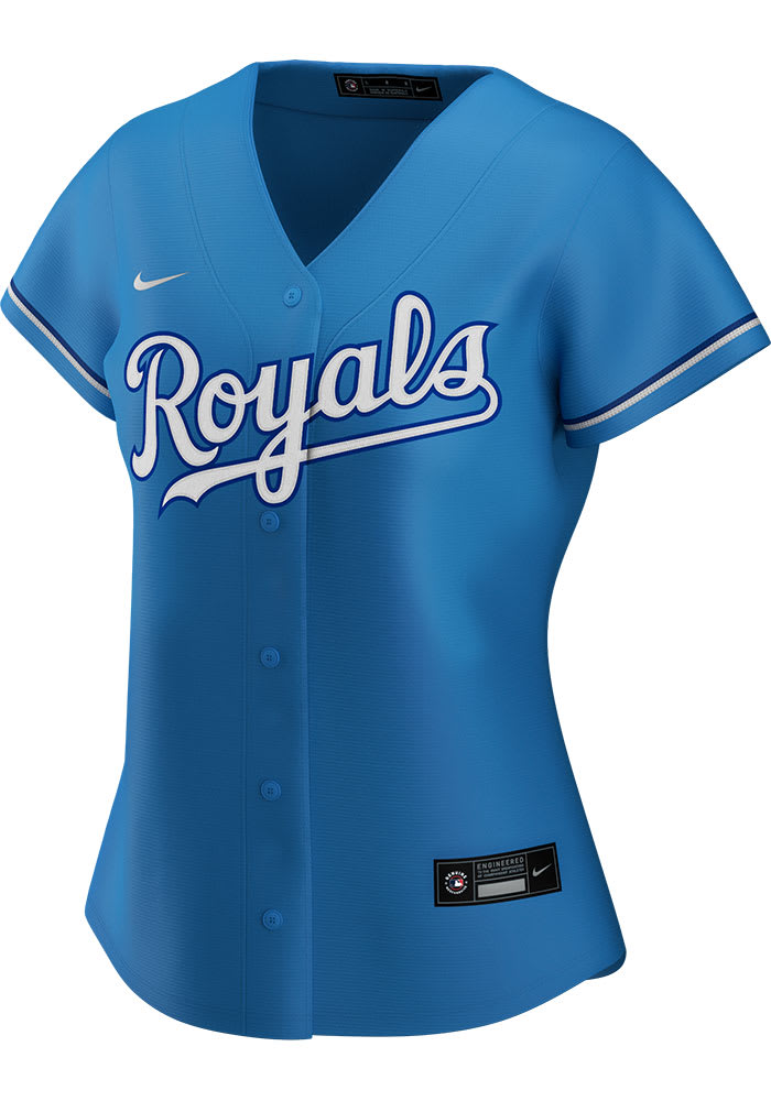 Kansas City Royals Womens Nike Replica 2020 Alternate Jersey - Light Blue