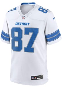 Sam LaPorta  Nike Detroit Lions White Road Football Jersey