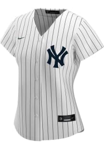 New York Yankees Womens Nike Replica Home Jersey - White