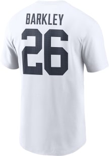 Saquon Barkley Penn State Nittany Lions White Saquon Barkley 26 Player Short Sleeve Player T Shi..