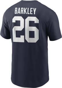 Saquon Barkley Penn State Nittany Lions Navy Blue Saquon Barkley 26 Player Short Sleeve Player T..