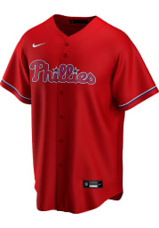 Philadelphia Phillies Mens Nike Replica 2020 Alternate Jersey - Red