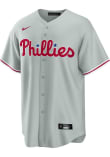 Philadelphia Phillies Mens Nike Replica Road Jersey - Grey