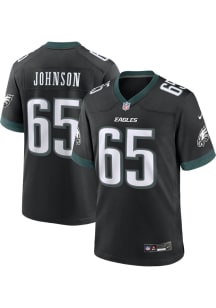 Lane Johnson  Nike Philadelphia Eagles Black Alt Game Football Jersey