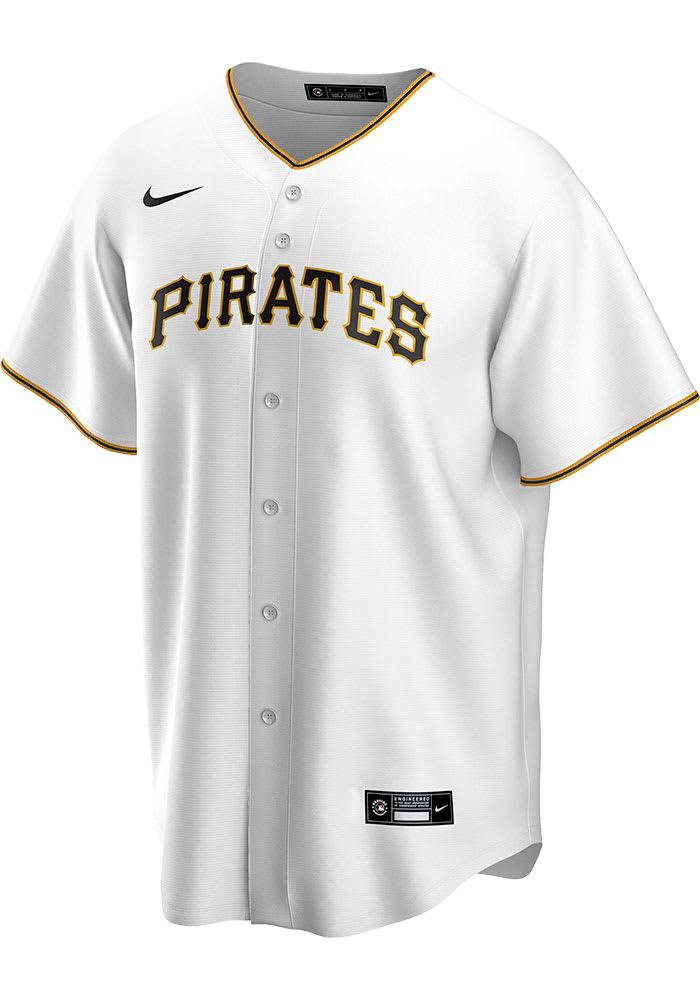 Pittsburgh Pirates Mens Nike Replica 2020 Home Jersey - White