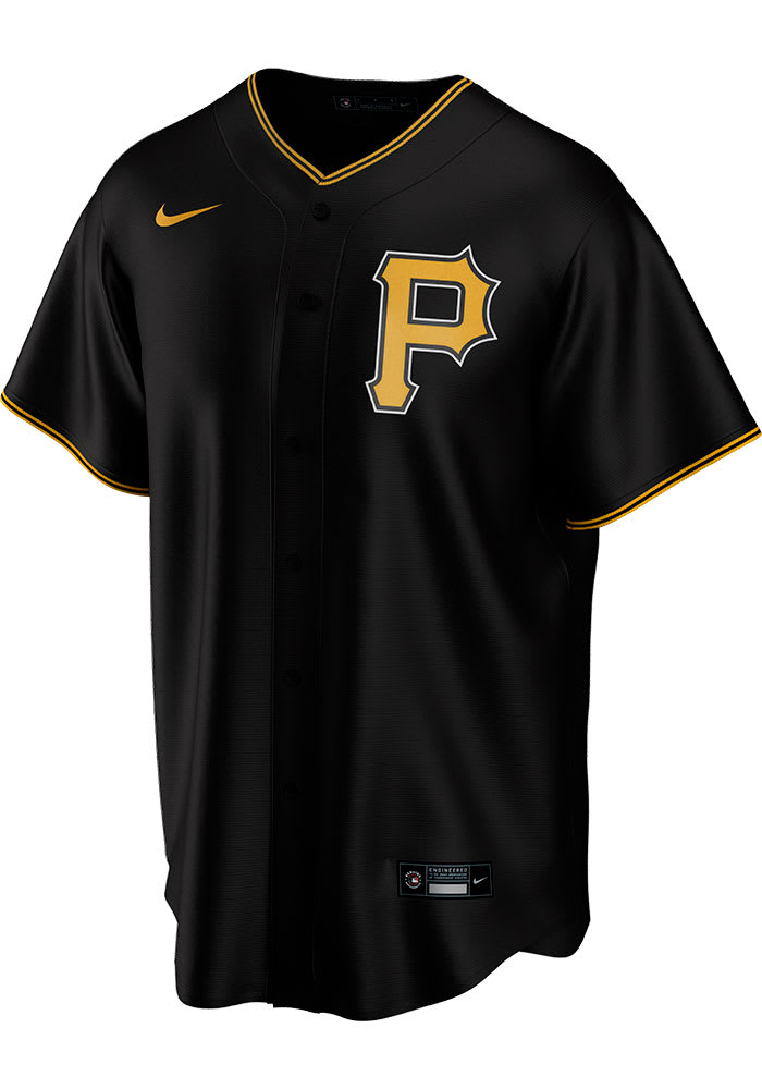 Pittsburgh Pirates Mens Nike Replica 2020 Alternate Jersey - Black