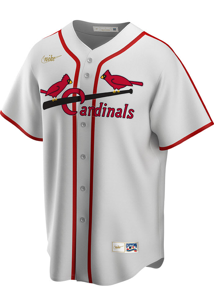 Nike St. Louis Cardinals White Home Cooperstown Collection Team Jersey