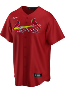 St Louis Cardinals Mens Nike Replica Alternate Jersey - Red