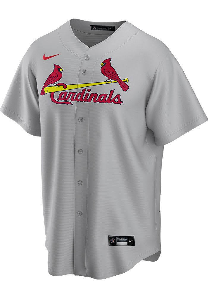 gray st louis cardinals jersey