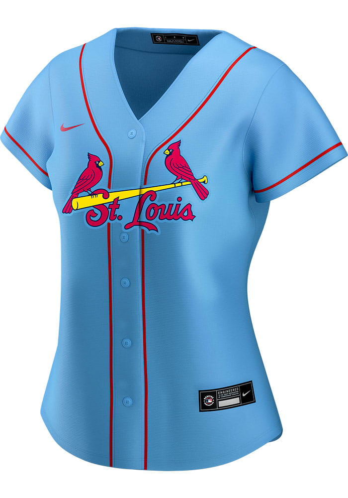 blue cardinals baseball jersey
