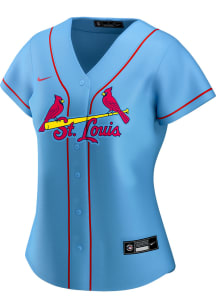 St Louis Cardinals Womens Nike Replica Alternate Jersey - Light Blue