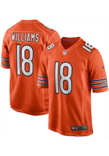 Caleb Williams  Nike Chicago Bears Orange Alt Football Jersey