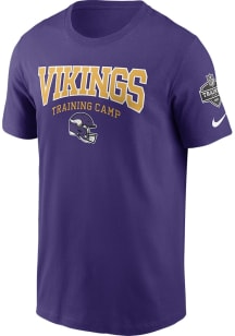 Nike Minnesota Vikings Purple Arch Mascot Short Sleeve T Shirt