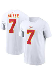 Harrison Butker Kansas City Chiefs White Road FUSE Short Sleeve Player T Shirt