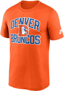 Nike Denver Broncos Orange Alt Legend Heart and Soul Short Sleeve T Shirt