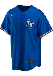 Texas Rangers Mens Nike Replica 2020 Alternate Jersey - Blue