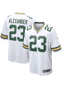 Jaire Alexander  Nike Green Bay Packers White Road Football Jersey