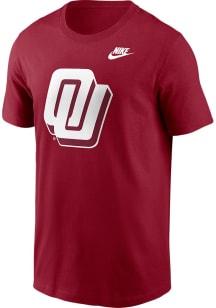 Nike Oklahoma Sooners Cardinal Vault Disco Logo Short Sleeve T Shirt
