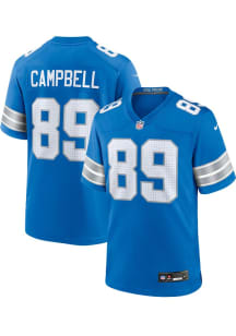 Dan Campbell  Nike Detroit Lions Blue Home Football Jersey