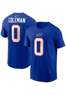 Keon Coleman Buffalo Bills Blue Home Short Sleeve Player T Shirt