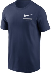 Nike New York Yankees Navy Blue Over The Shoulder Short Sleeve T Shirt