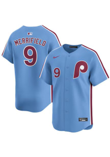 Whit Merrifield Nike Philadelphia Phillies Mens Light Blue Alt Limited Baseball Jersey