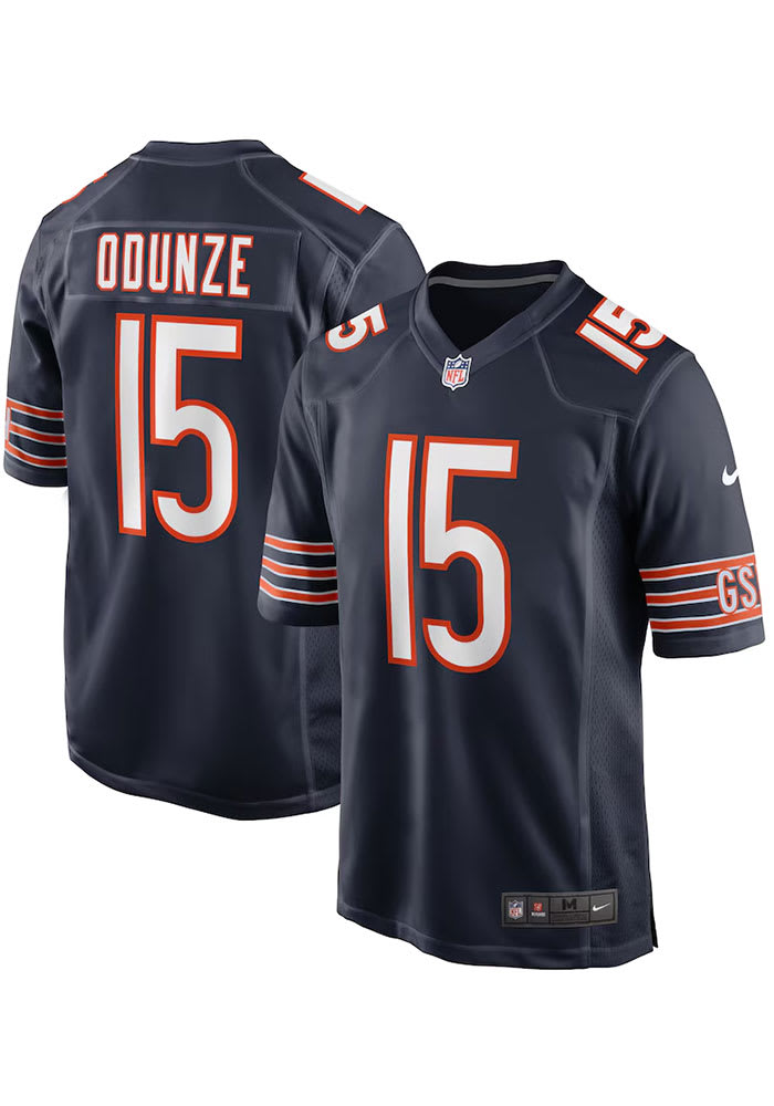 Rome Odunze Chicago Bears Home Jersey - NAVY