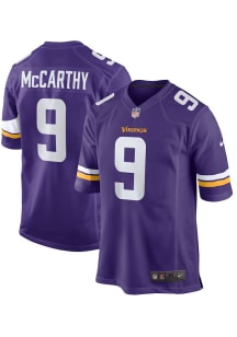 JJ McCarthy  Nike Minnesota Vikings Purple Home Football Jersey