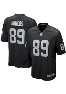 Brock Bowers  Nike Las Vegas Raiders Black Home Football Jersey