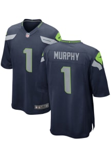 Byron Murphy  Nike Seattle Seahawks Navy Blue Home Football Jersey