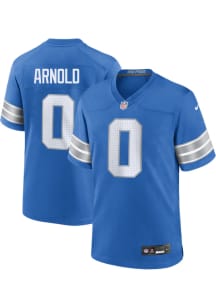 Terrion Arnold  Nike Detroit Lions Blue Home Football Jersey