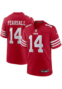 Ricky Pearsall  Nike San Francisco 49ers Red Home Football Jersey
