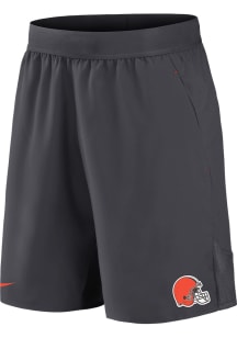 Nike Cleveland Browns Mens Grey Stretch Woven Shorts