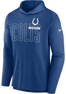 Nike Indianapolis Colts Mens Blue Dri-Fit Lightweight Hood