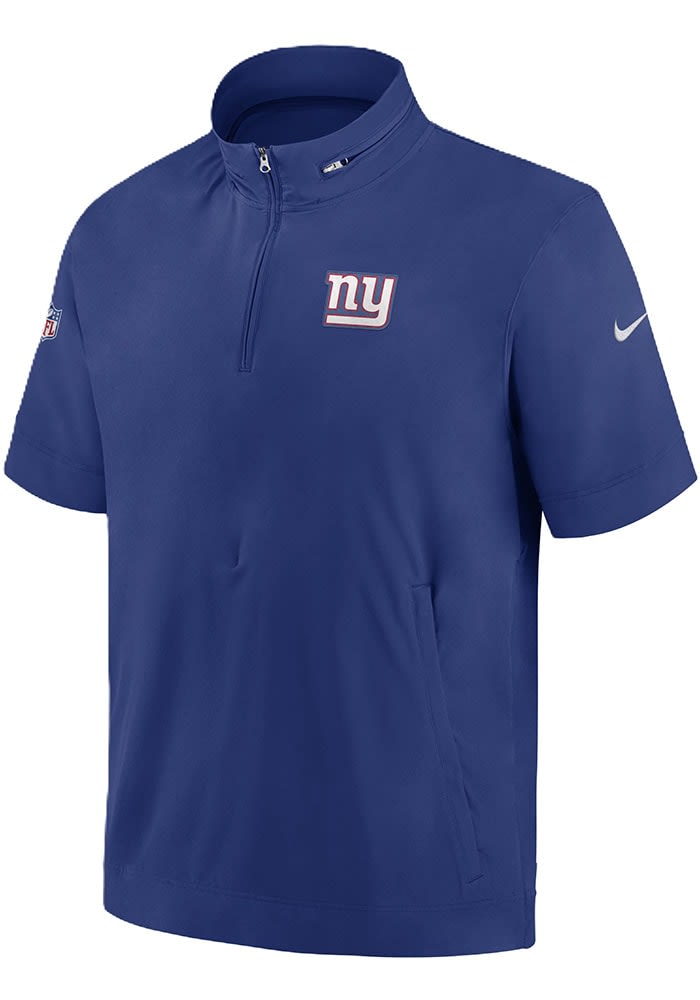 Nike Men s New York Giants Sideline Coach Short Sleeve Jacket Royal S Each