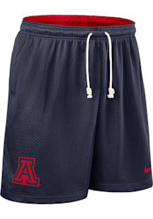 Nike Arizona Wildcats Mens Navy Blue Dri-FIT Knit Shorts