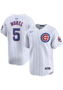 Christopher Morel Nike Chicago Cubs Mens White Home Limited Baseball Jersey