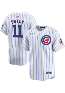Drew Smyly Nike Chicago Cubs Mens White Home Limited Baseball Jersey