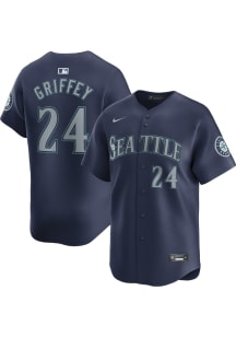 Ken Griffey Jr. Nike Seattle Mariners Mens Navy Blue Road Limited Baseball Jersey