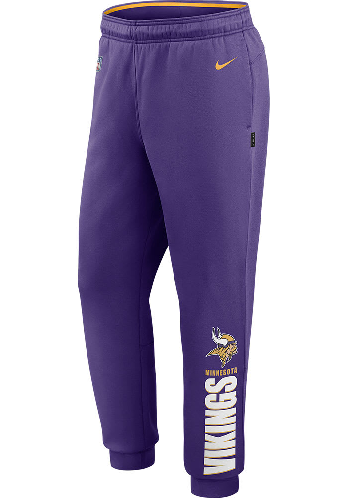 Nike Minnesota Vikings Mens Purple Lockup Therma Pants