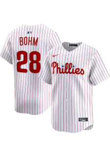 Alec Bohm Nike Philadelphia Phillies Mens White Home Limited Baseball Jersey