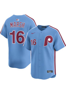 Brandon Marsh Nike Philadelphia Phillies Mens Light Blue Alt Limited Baseball Jersey