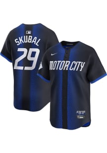 Tarik Skubal Nike Detroit Tigers Mens Blue City Connect Limited Baseball Jersey