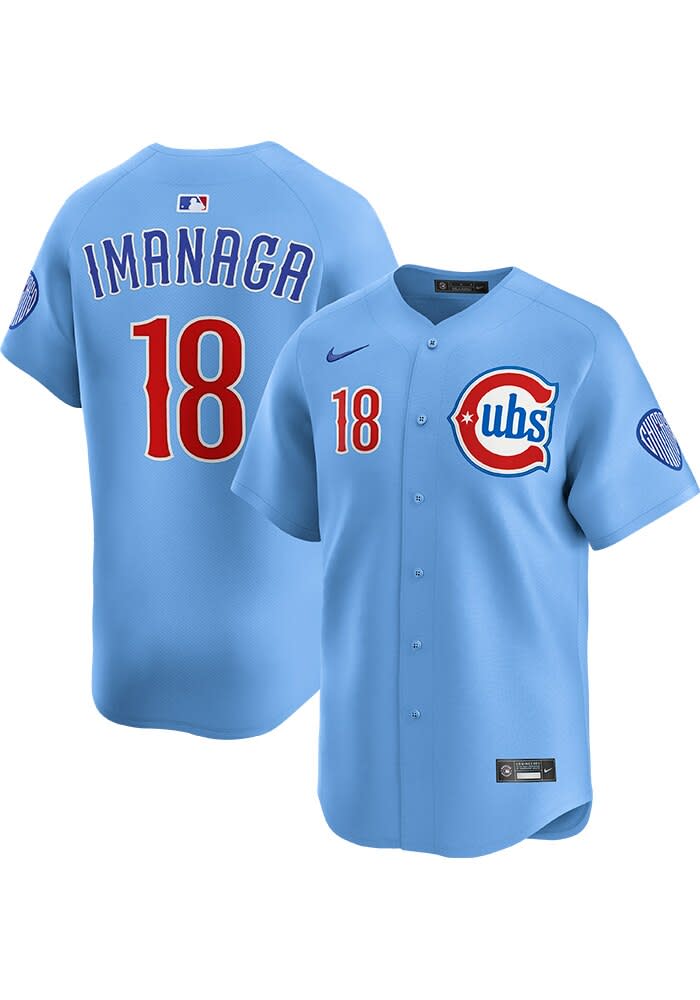 Shota Imanaga Chicago Cubs Mens LIGHT BLUE Alt Limited Baseball
