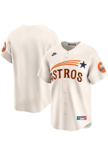 Houston Astros Nike Throwback Cooperstown Jersey - Ivory