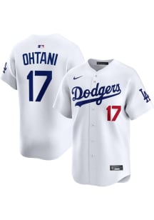 Shohei Ohtani Nike Los Angeles Dodgers Mens White Home Limited Baseball Jersey
