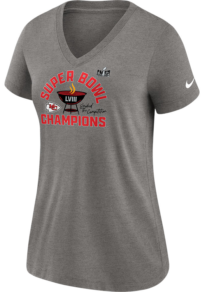 Nike Kansas City Chiefs Womens Super Bowl LVIII Champions Local T-Shirt ...