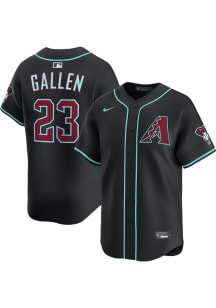 Zac Gallen Nike Arizona Diamondbacks Mens Black Alt Limited Baseball Jersey